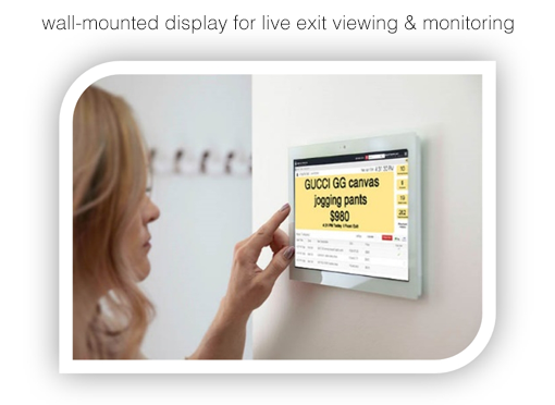 RFID alert settings screen