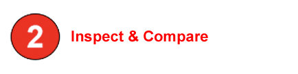 Step 2: inspect and compare inventory