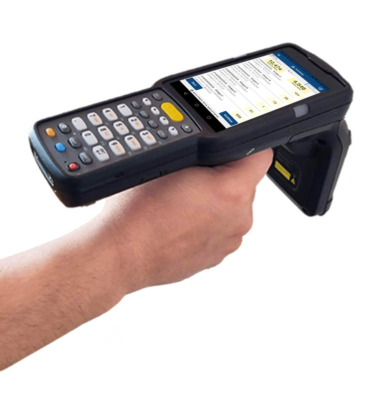 Handheld RFID reader for retail inventory