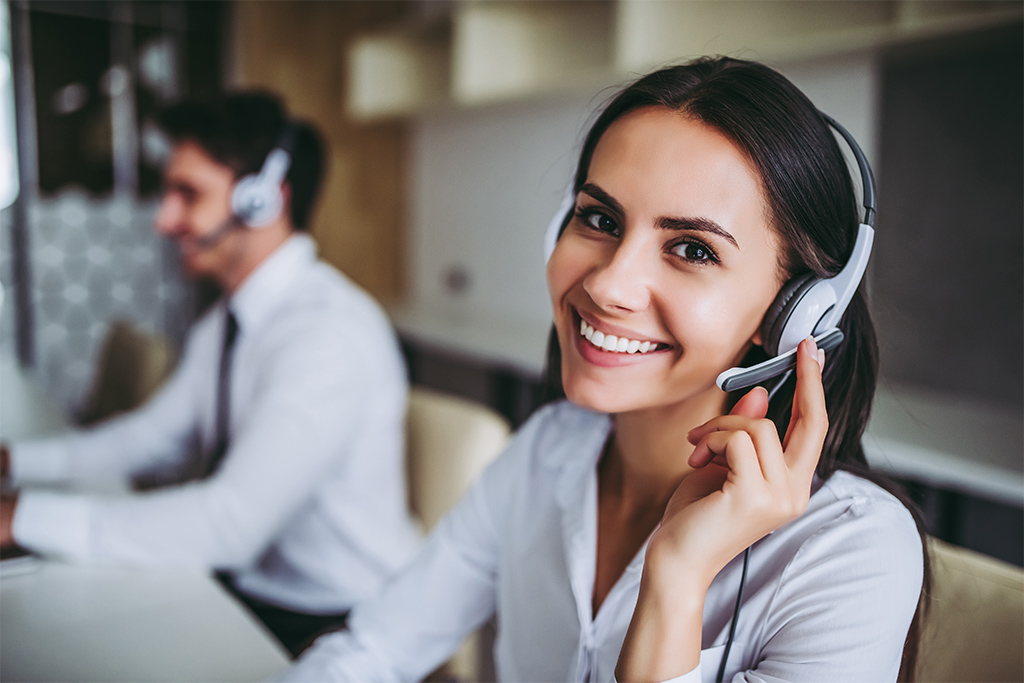Call center workers.