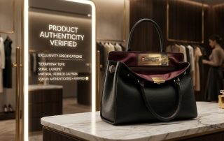 handbag with hidden rfid tag